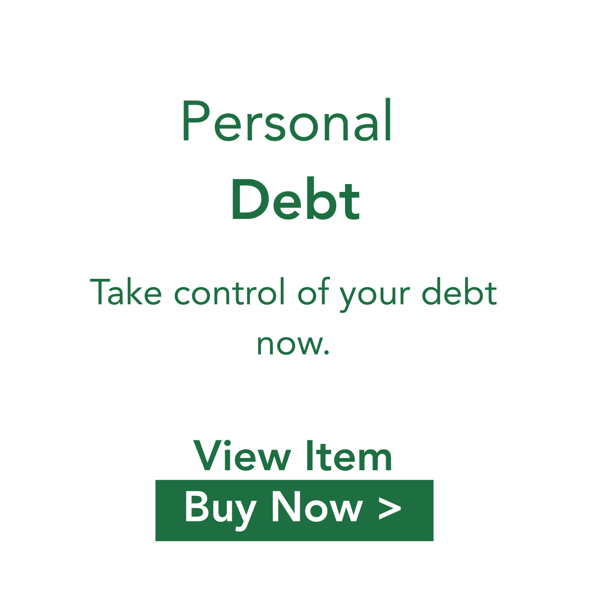 Personal Debt