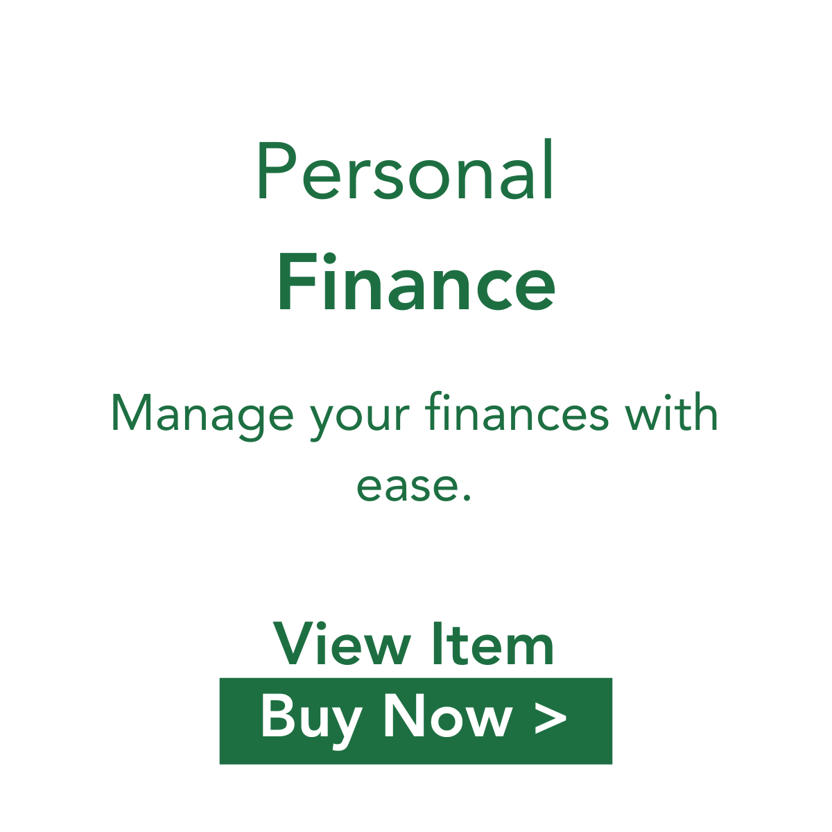 Personal Finance