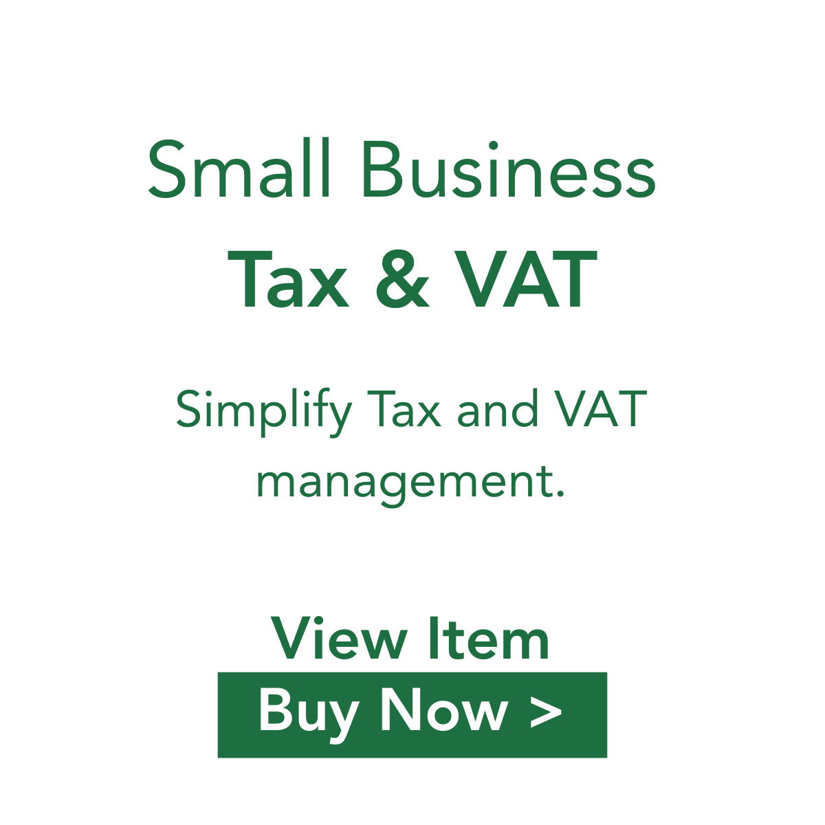 Small Business Tax & VAT